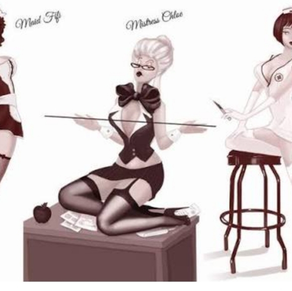 Rare vintage Honey Birdette Mistress Chloe costume - Picture 2 of 10